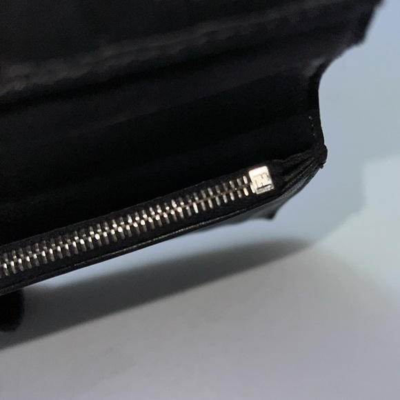 Fendi Beige/Black Leather Flap Continental Wallet - Picture 15 of 16